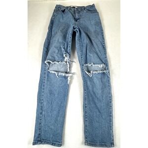 Windsor‎ Distressed Jeans Women 1 Blue Grunge 90s Retro Urban Indie